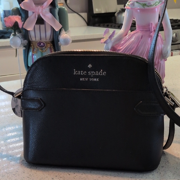 kate spade Handbags - KATE SPADE Black Saffiano Crossbody Bag New